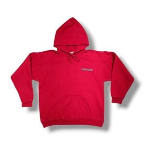 Vintage Walt Disney World Extreme Stunt Crew Red Pullover Hoodie Men's M